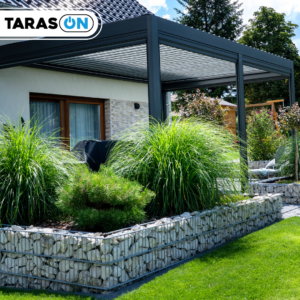 Pergola lamelowa antracyt