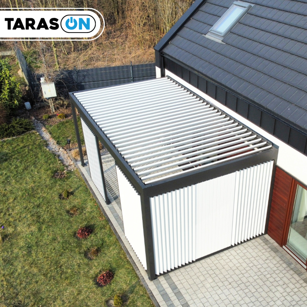 Aluminiowa pergola tarasowa Wyszogród