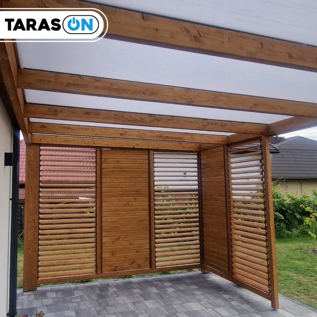 Pergola tarasowa drewniana Majdan