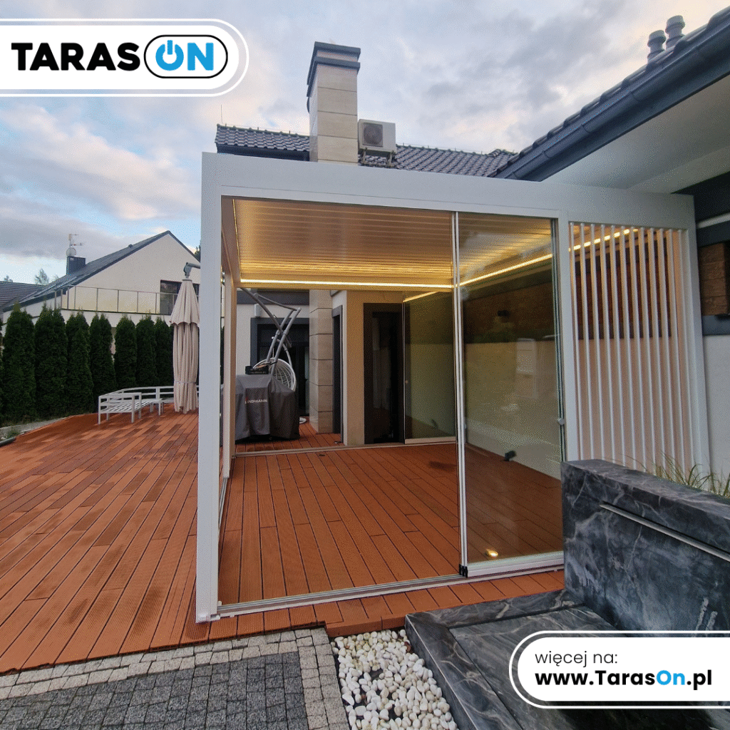 Pergola aluminiowa Chruściele
